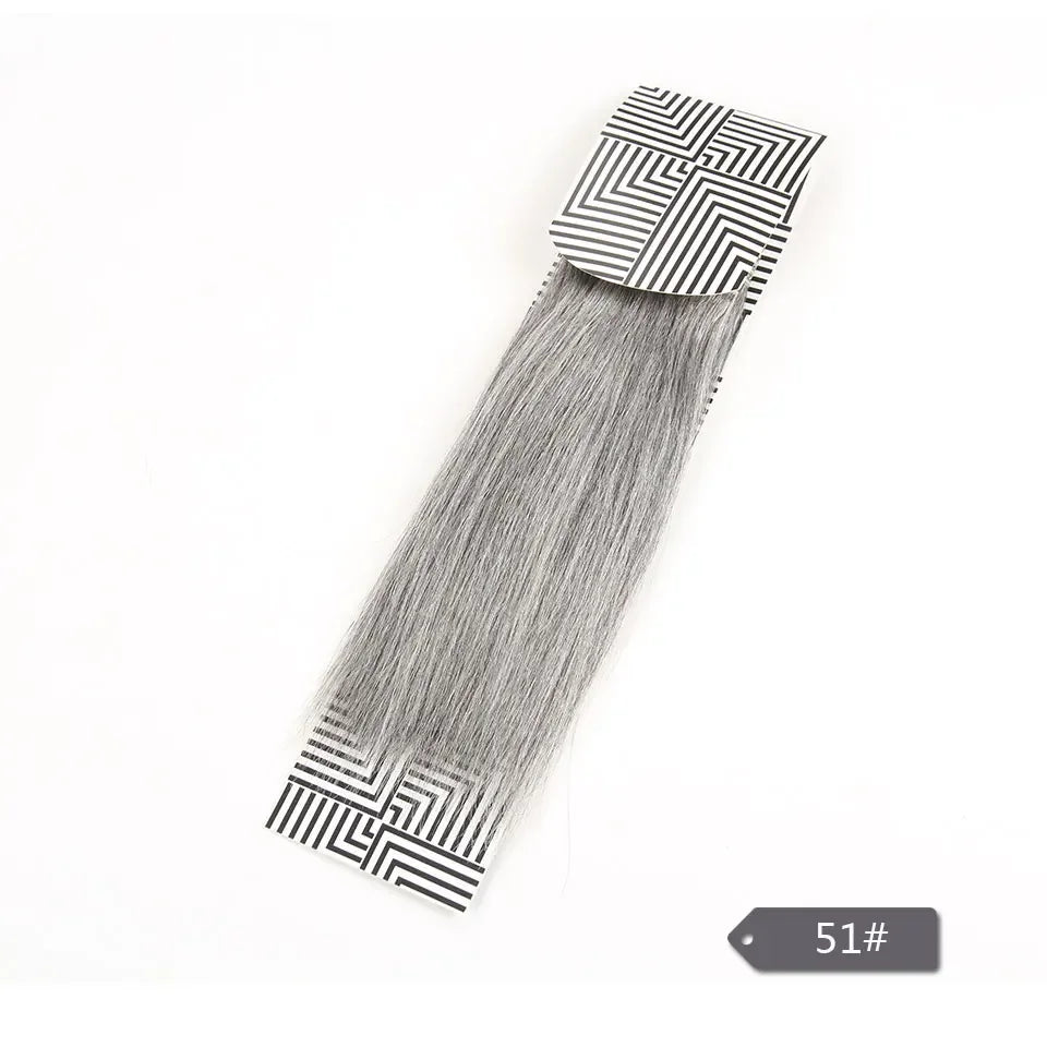 Sleek Yaki Straight Gray Hair Bundles Brazilian Hair Weave Bundles Silver Grey #44 #34 51# For Black Remy Human Hair Extensions