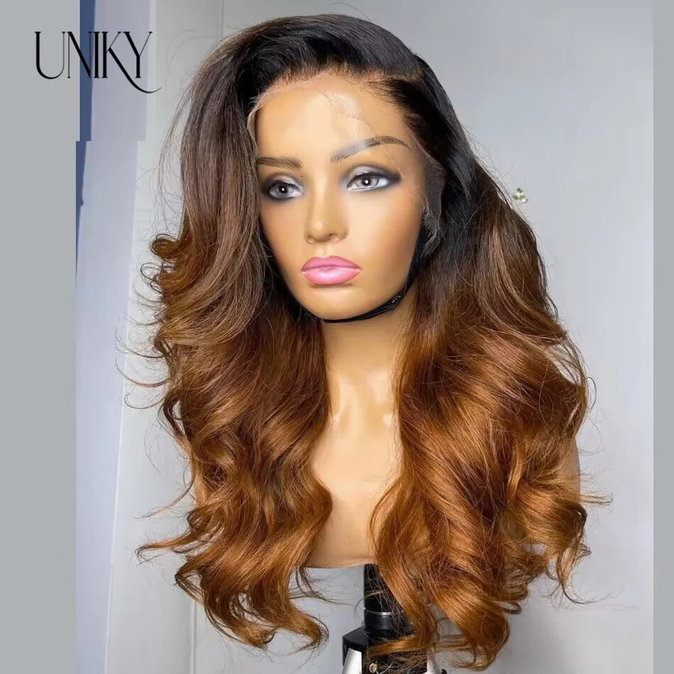 Ombre Lace Front Wig Human Hair Wigs For Women Brazilian Body Wave Lace Front Wig 13X4 Blonde Lace Frontal Wig On Sale Clearance