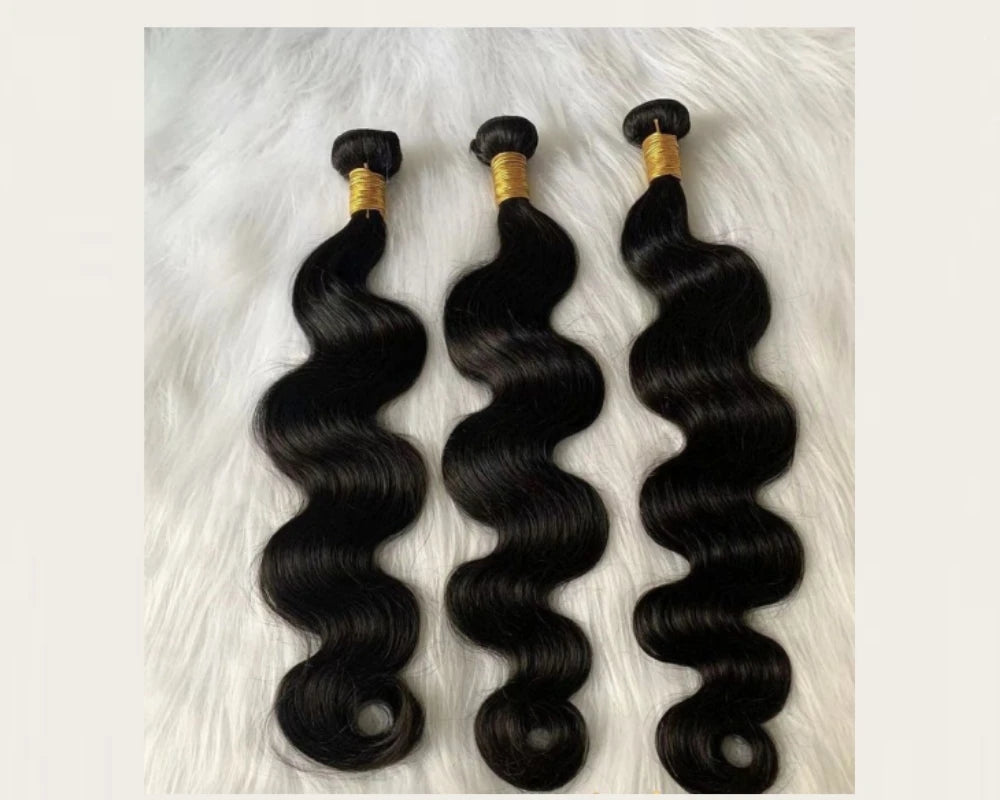 Peruvian Body Wave Bundles With Frontal 4x4 Closure Transparent Natural Virgin Human Hair Extensions Wholesale Bundles Weave