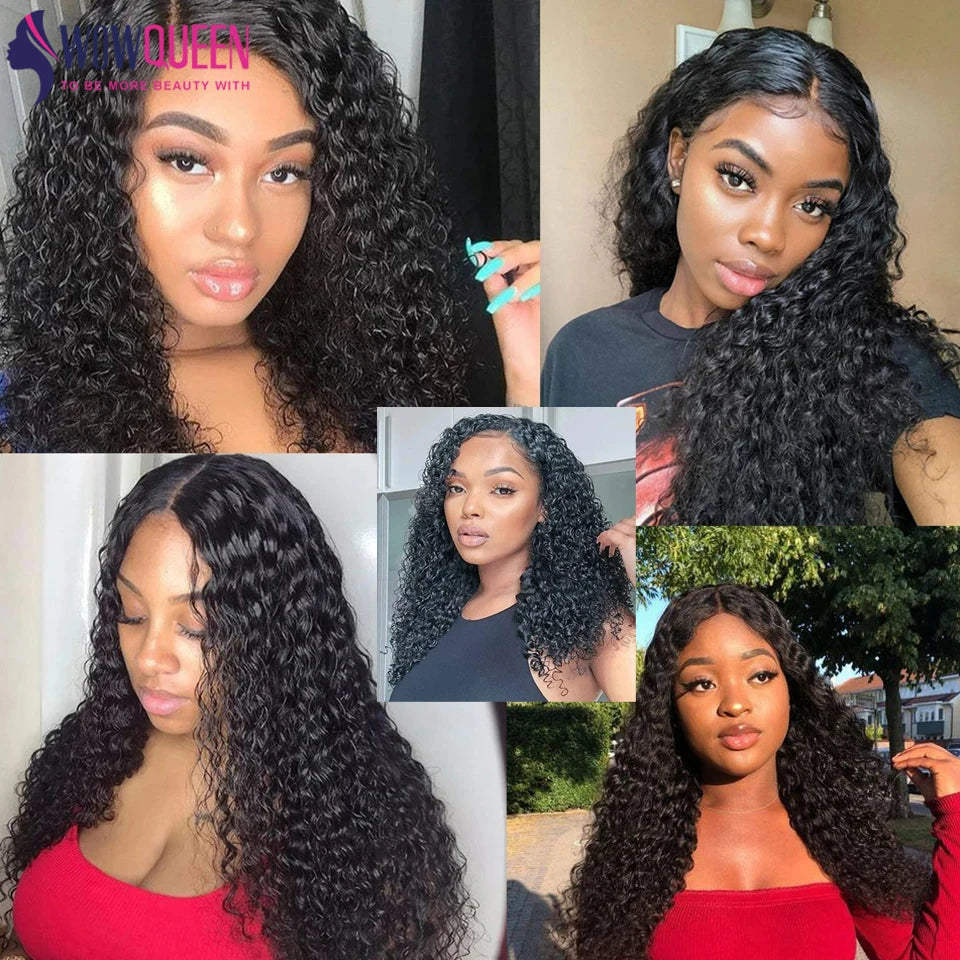 Curly Bundles Human Hair Brazilian Hair Weave Bundles 30 32 Inch 12A Raw Hair Kinky Curly 100% Human Hair Extensions For Women