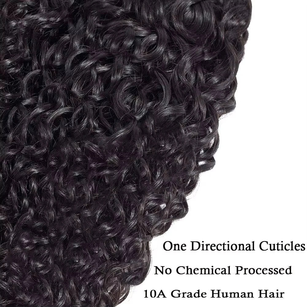Real Brazilian Spiral Curly 10A Human Hair Bundles Deep Curly Remy Hair Weave Bundles Extensiones 3B-3C Hair Bundles No Tangle
