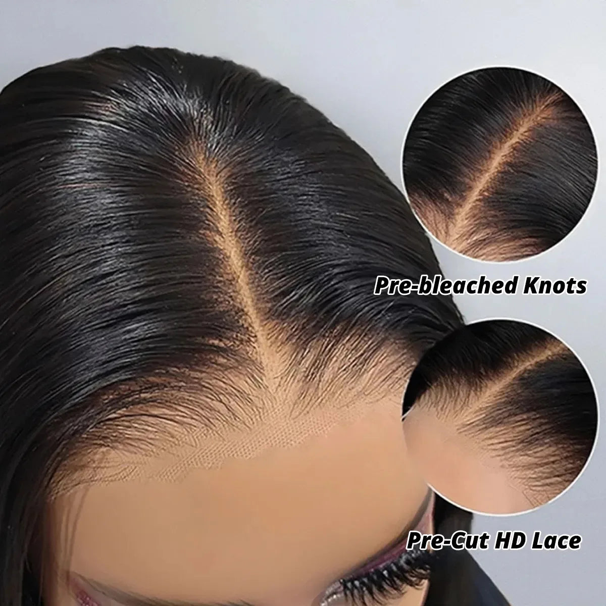 Glueless 5x5 4x6 Pre Cut Lace Closure Wig Human Hair Brazilian Ready to Wear Body Wave Transparrent Lace Front Wigs Pre Plucked