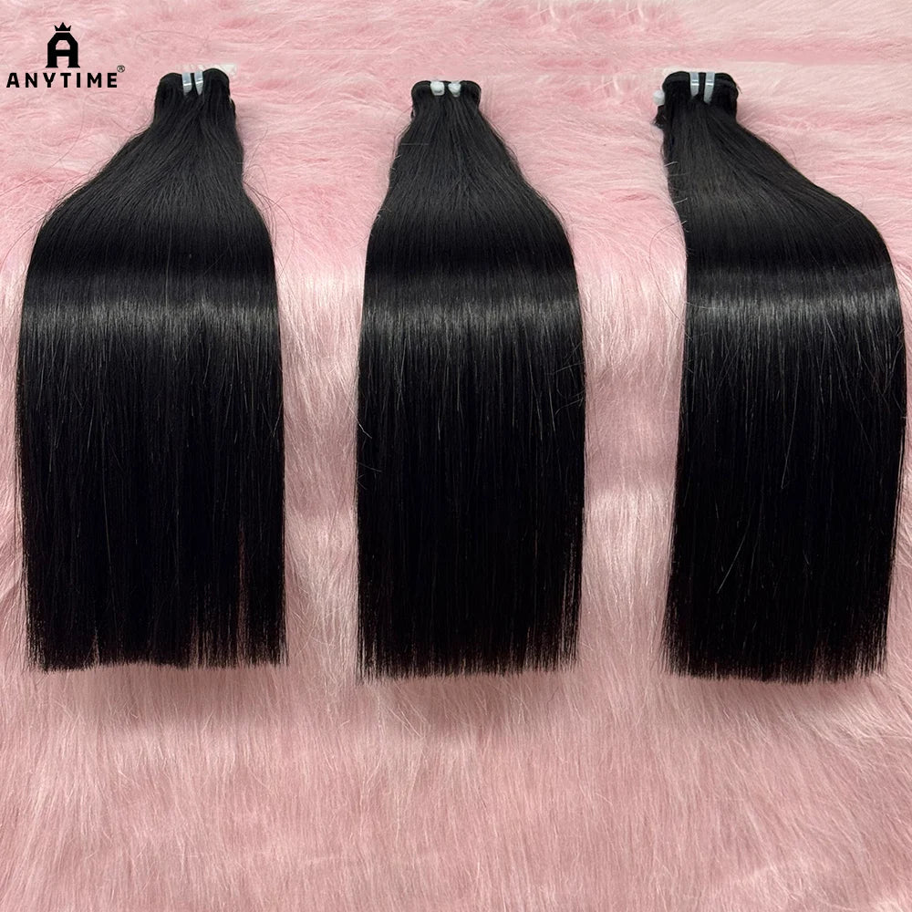 Bone Straight Bundles 15A Double Drawn Vietnamese Raw Human Hair Bundles Human Hair Bundles Hair Extensions 100g/bundle
