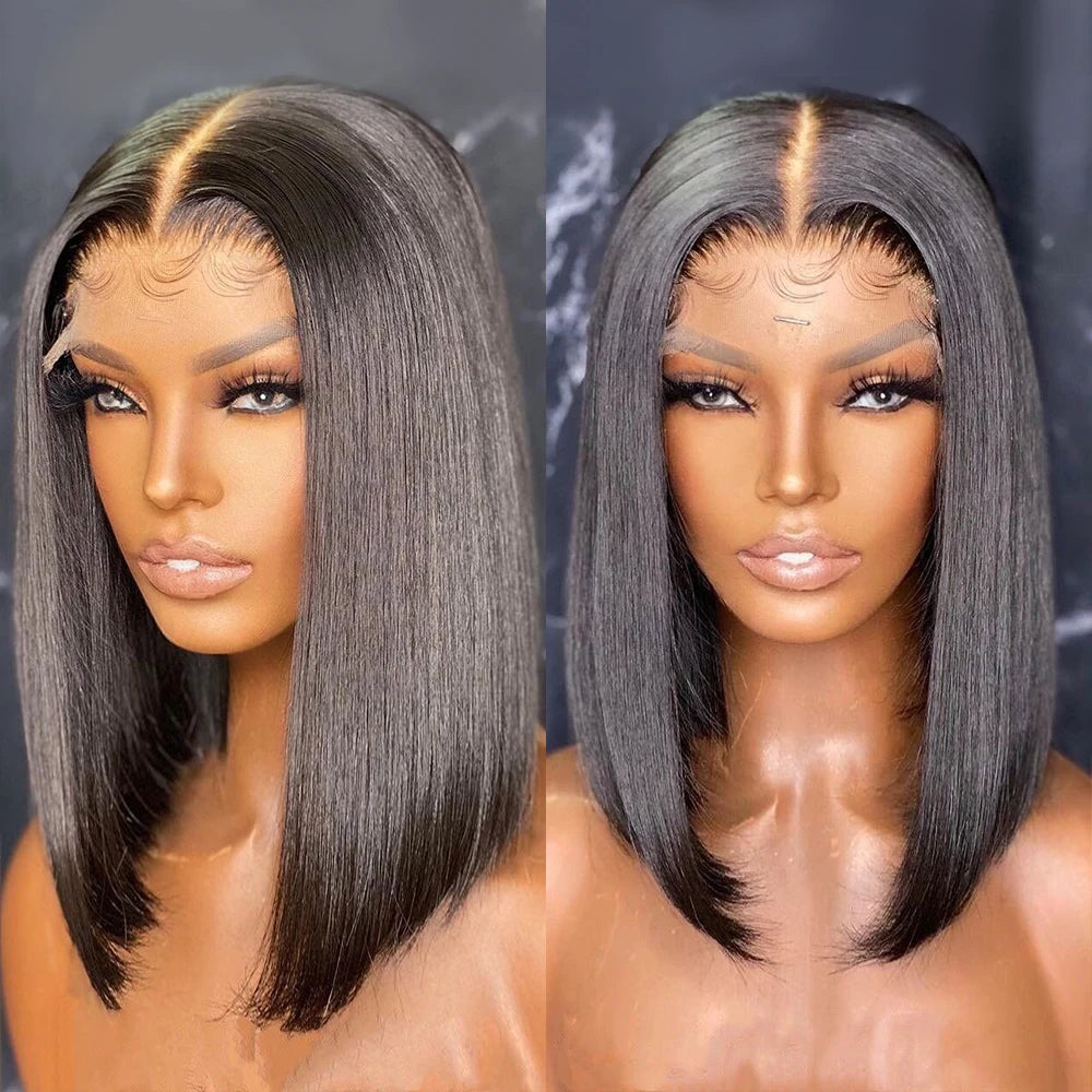 13x4 Lace Frontal Wigs Straight Highlight Lace Front Human Hair Brazilian Hair 13x5x1 Honey Blonde Brown Colored Wigs For Women
