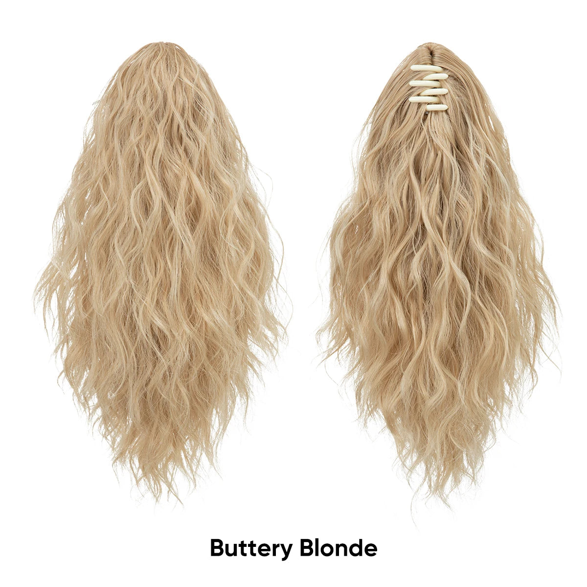 13Inch Premium Synthetic Curly Claw Clip In Ponytail Blonde Brown Short Hairpiece Fake Hair False Pigtail Hair Extensions P064