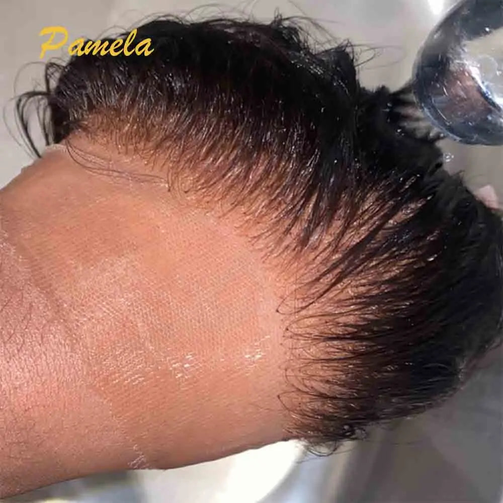 400% Density Double Drawn Glueless Wig Human Hair Ready To Go Bone Straight 13X6 HD Transparent Lace Frontal Wig Bleached Knots