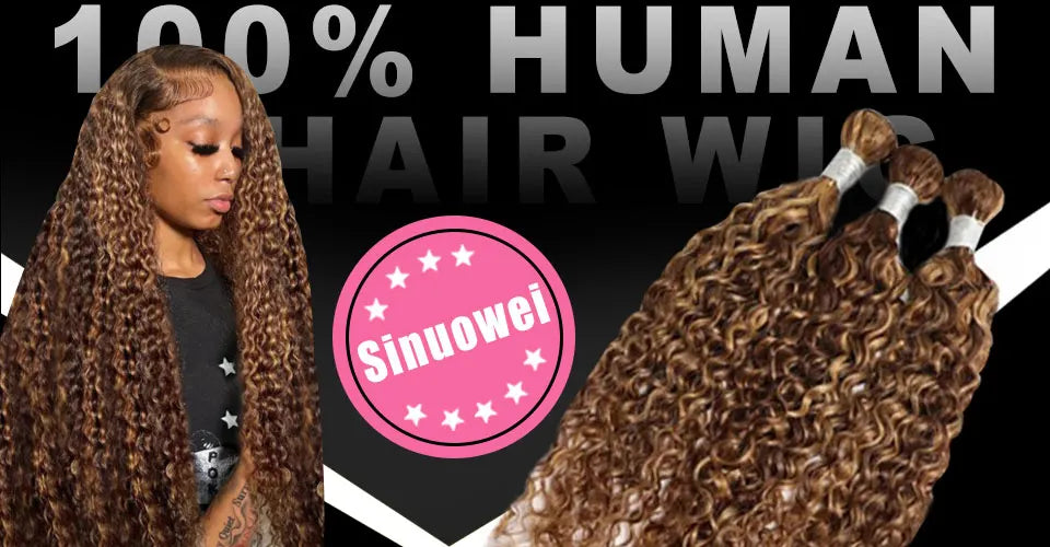 P4/27 Straight Highlight Human Hair Bundles Bone Straight Human Hair Remy Hair Extensions Straight Blonde Bundles For Women