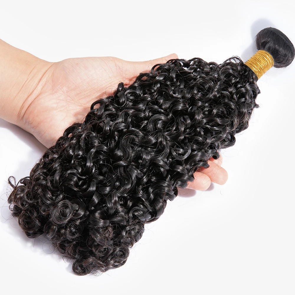 Real Brazilian Spiral Curly 10A Human Hair Bundles Deep Curly Remy Hair Weave Bundles Extensiones 3B-3C Hair Bundles No Tangle