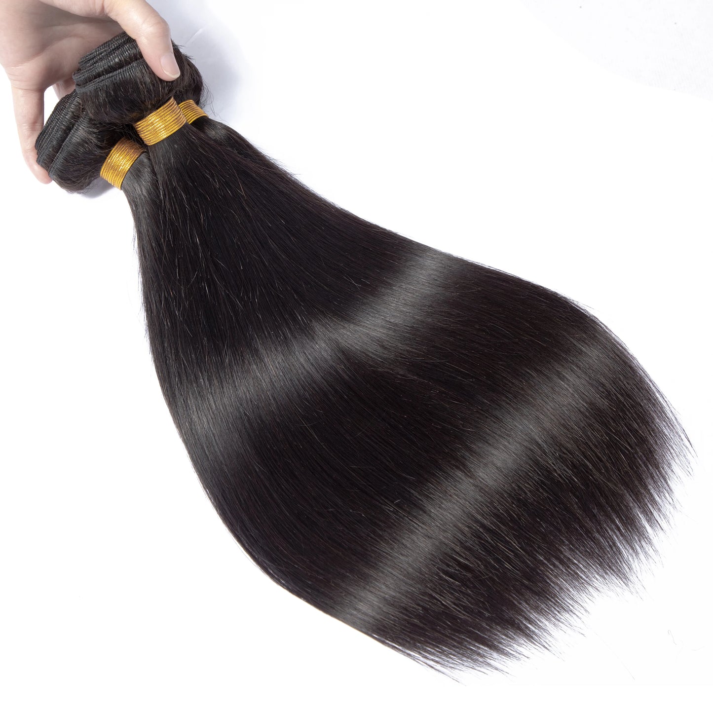 Brazilian 30 40 Inch Raw Virgin Unprocessed 100% Human Hair Extensions Bone Straight 3 4 Bundles Double Weft Bulk Braiding Hair