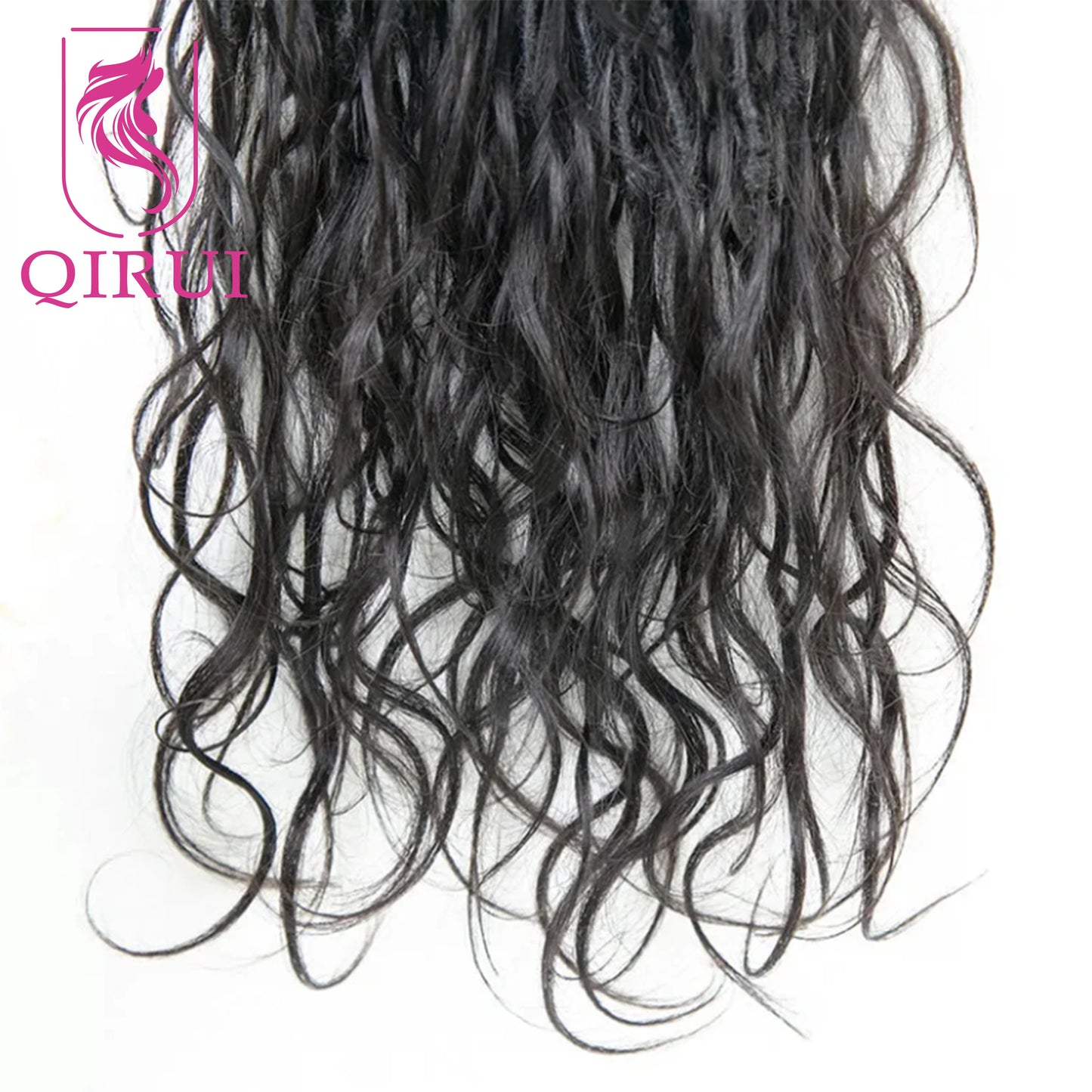 Body Wave Pre Looped Crochet Boho Locs With Human Hair Curls Knotless Braid Goddess Locs Crochet Hair With Human Hair Curly Ends