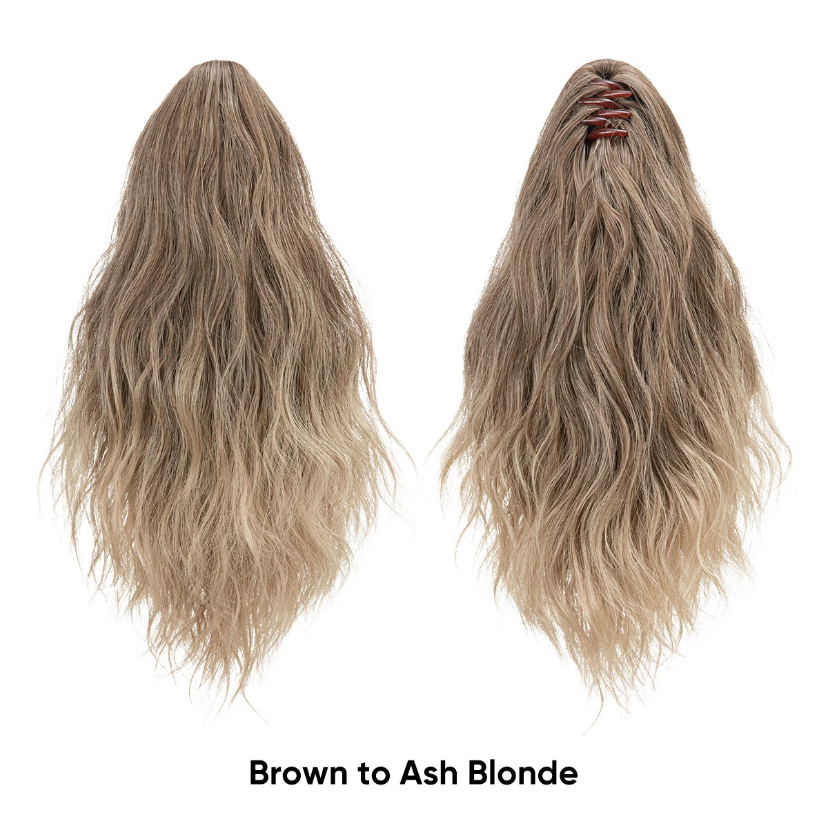 13Inch Premium Synthetic Curly Claw Clip In Ponytail Blonde Brown Short Hairpiece Fake Hair False Pigtail Hair Extensions P064