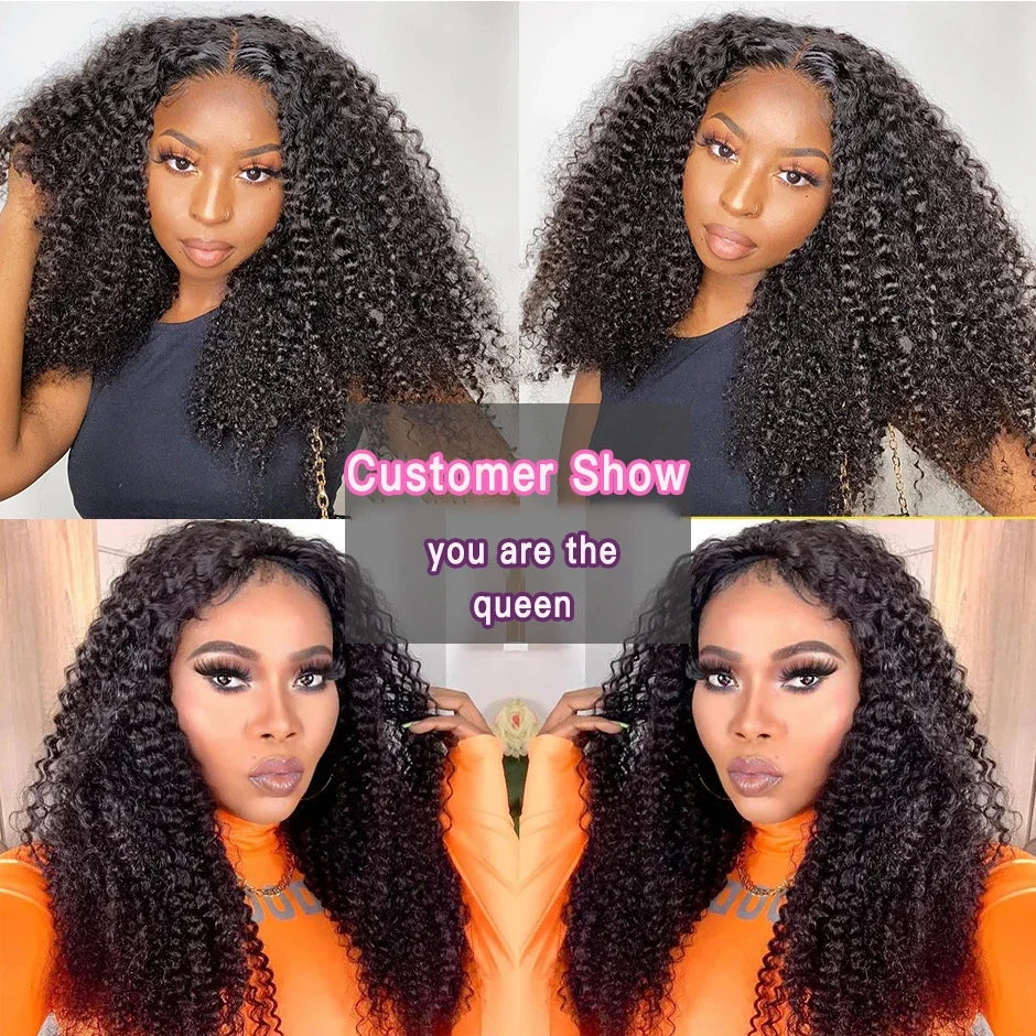 Curly Wave Human Hair Bundles Deep Curly Hair Brazilian Weaving 22 24 26 Inch 1/3 PCS Human Hair Remy Hair Extensions Natural
