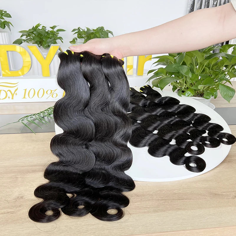 GDYLuxury 12A Grade Body Wave Bundles 100% Human Hair Bundles Human Hair Raw virgin Hair Extensions For Women Unprocessed Hair
