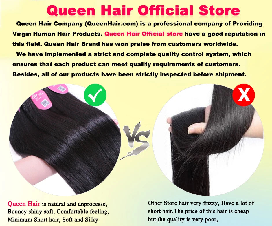 Queen Hair Top Quality Unprocessed Raw Virgin Hair Body Wave Bundles Weave Natural Color 100% Human Hair Best Quality Weft