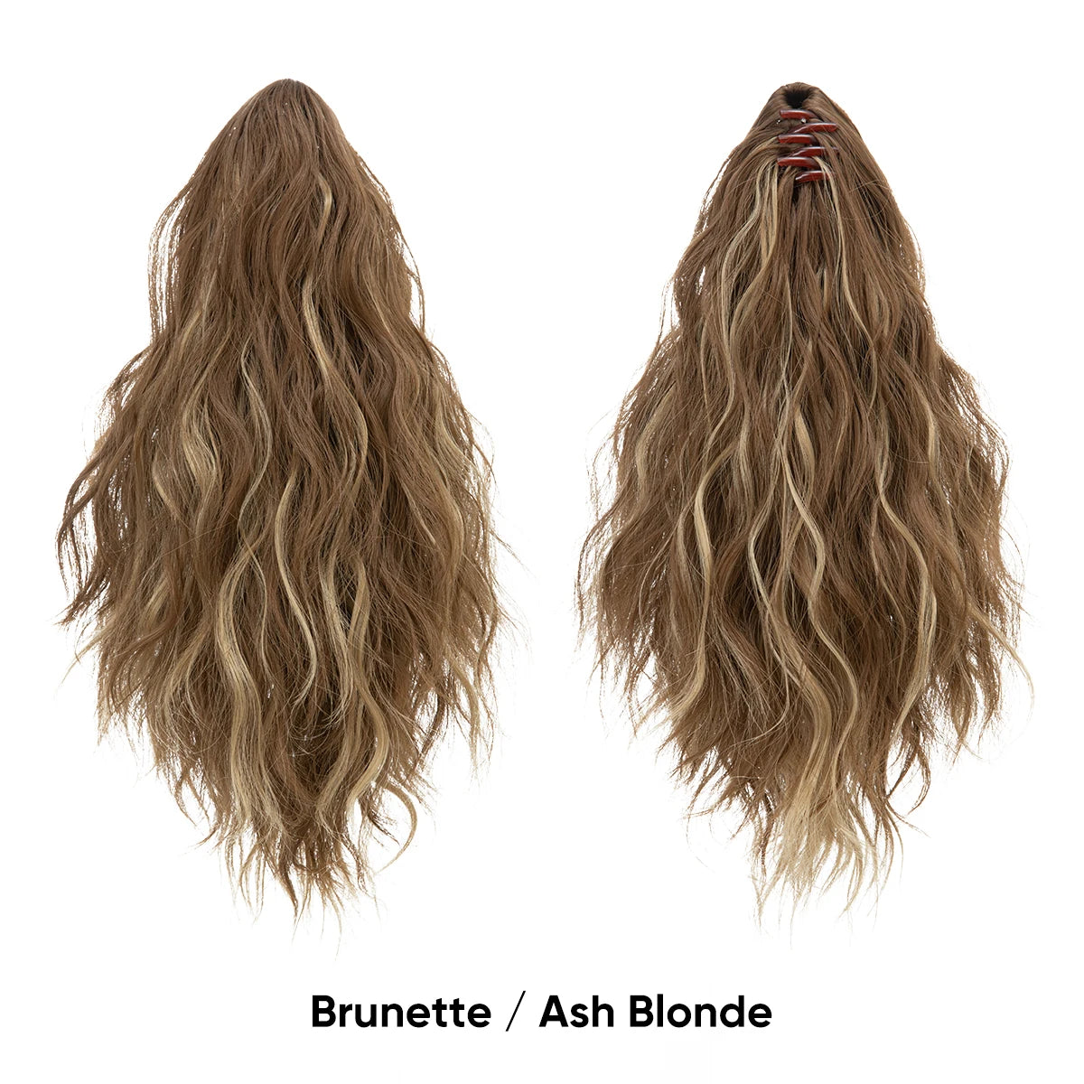 13Inch Premium Synthetic Curly Claw Clip In Ponytail Blonde Brown Short Hairpiece Fake Hair False Pigtail Hair Extensions P064