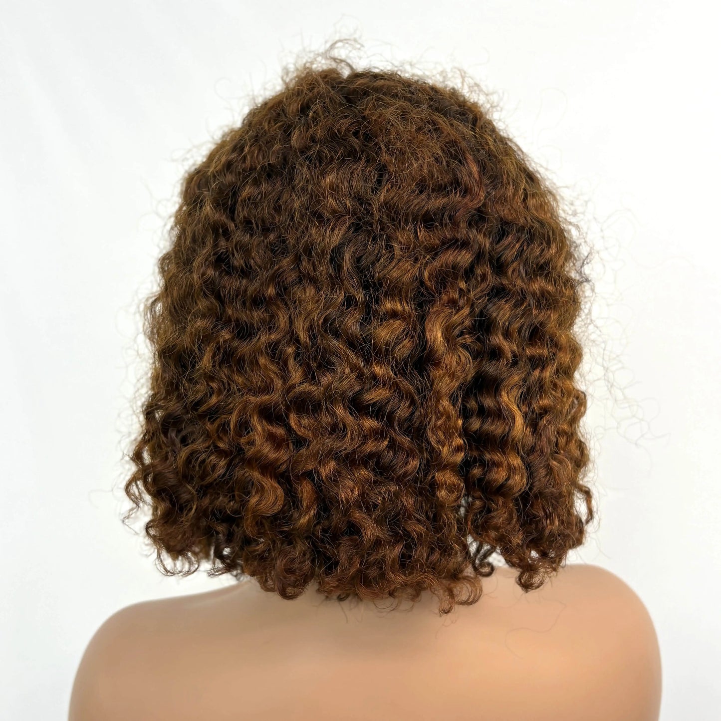 250% Density 4/30/4 Higjlight Ombre Short Water Wave Bob Wig Human Hair Wigs 13x4 Lace Frontal Deep Wave Curly Wig for Women