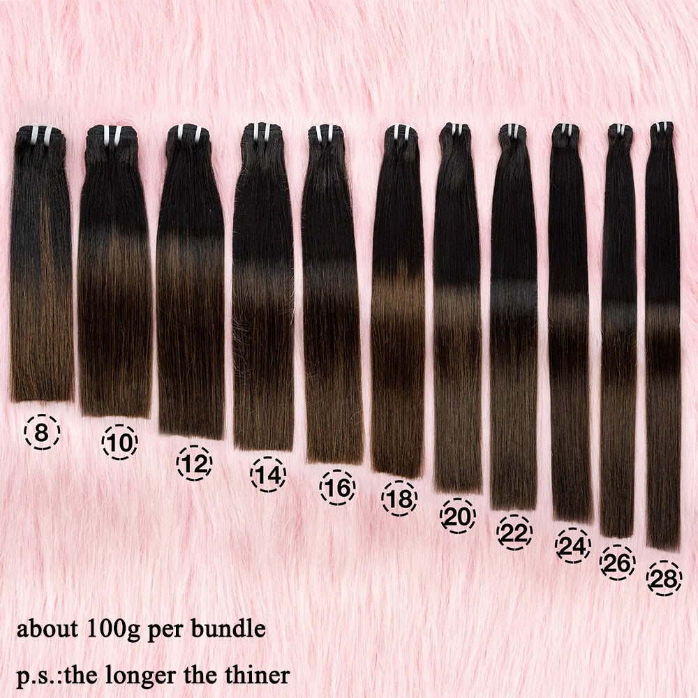 Nabi Natural Vietnamese Human Hair Bundles With 2X6 HD Lace Closure Middle Part 16A Bone Straight for Weaving Wigs