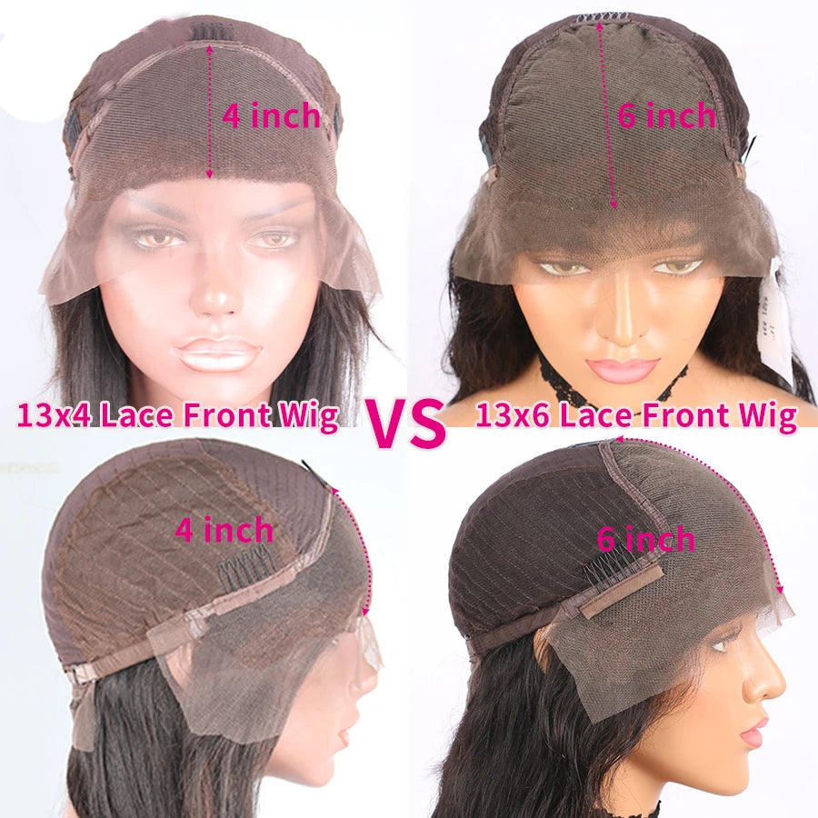 13x4 13x6 HD Lace Front Human Hair Wigs Tuneful Pre Plucked For Women Burmese Silky Bone Straight Remy Human Hair Frontal Wigs
