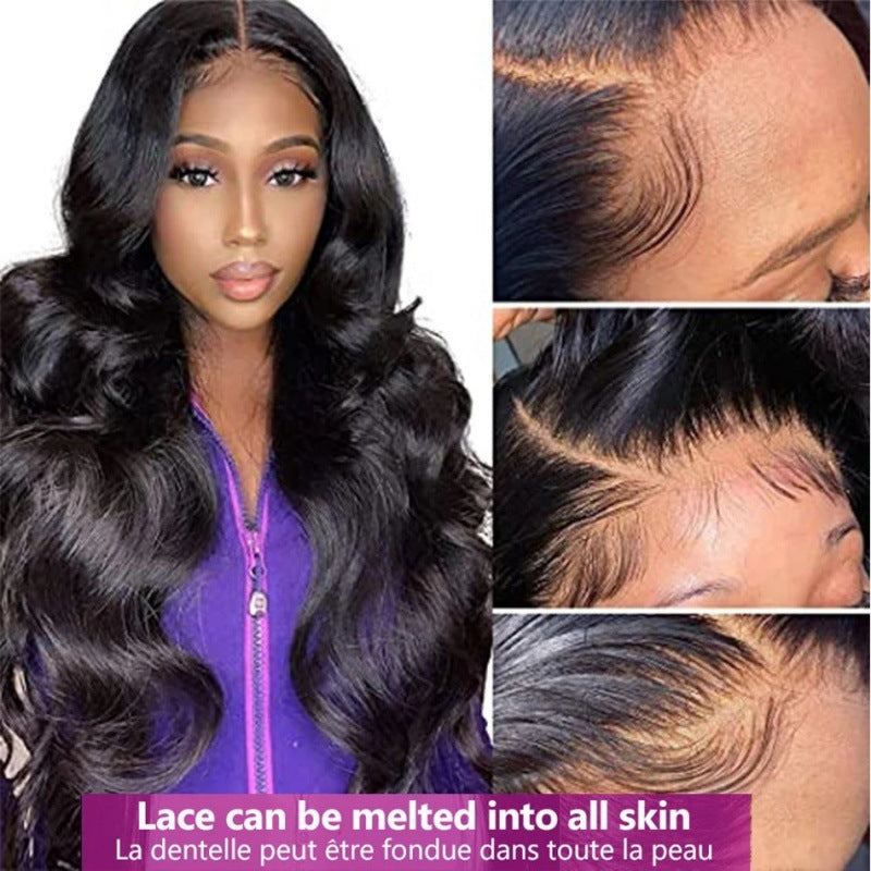 Uropean And American Women's Front Lace Chemical Fiber Wig