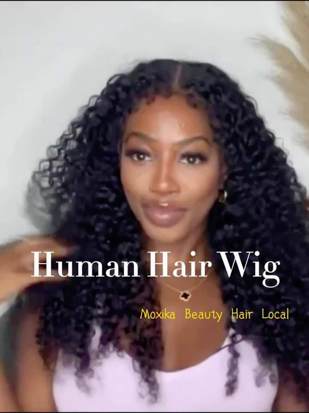 Curly Hairline Pre Plucked Natural Kinky Curly Edged Wigs Human Hair Curly Lace Front Wig For Woman Brazilian Remy Hair 13x4 Transparent Lace Front Wig