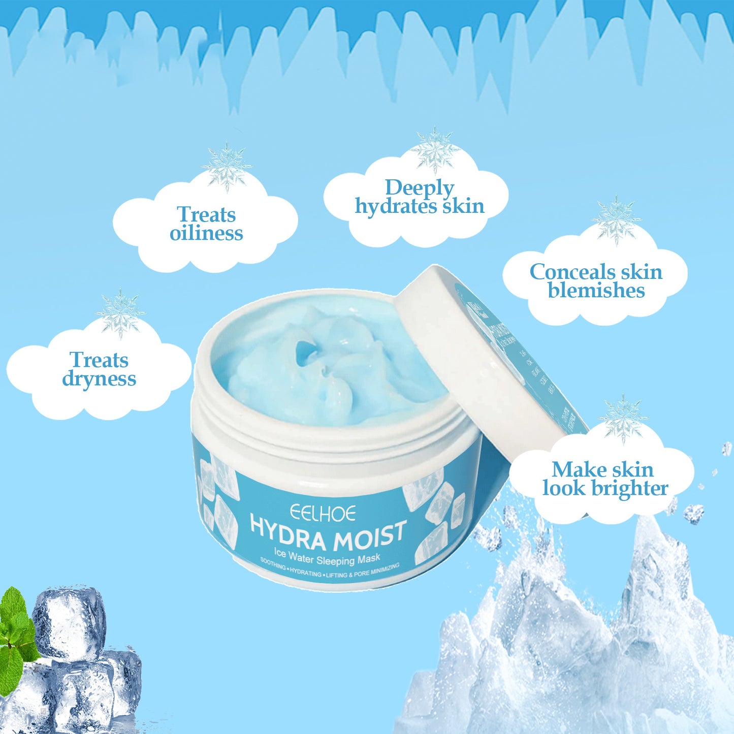 EELHOE Hydrating And Moisturizing Sleep Mask For Nourishing Skin And Repairing Dryness, Dullness, And Dark Spots On The Face
