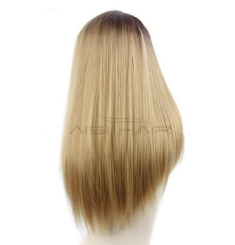 Wig headgear chemical fiber high temperature silk dyeing in the long curly hair