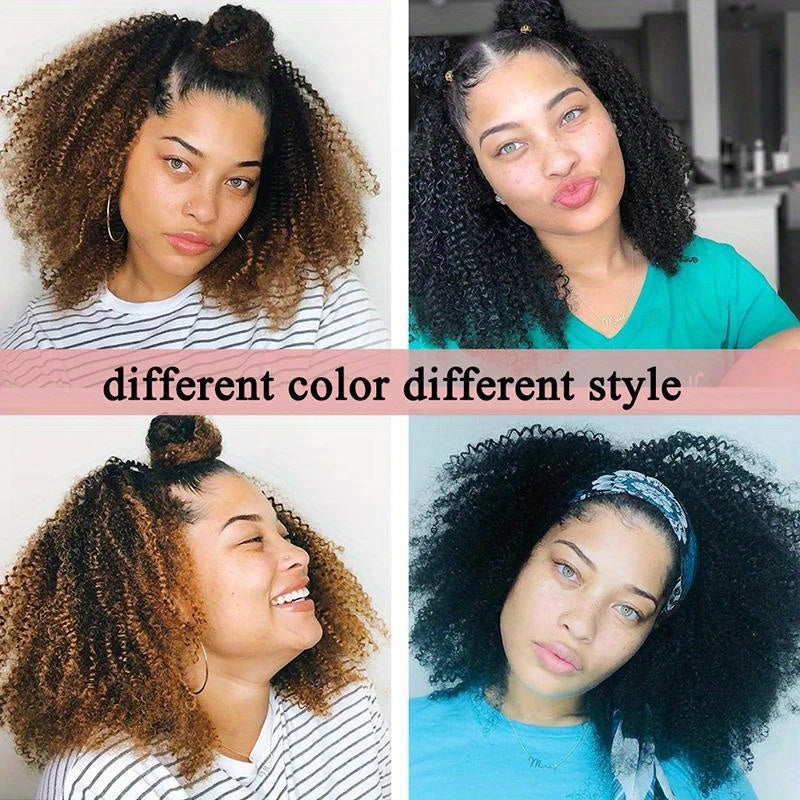 Brazilian Afro Kinky Curly Hair Weave 10A virgin 100% Natural Remy Human Hair Bundles Extension 3B 3C Hair Products