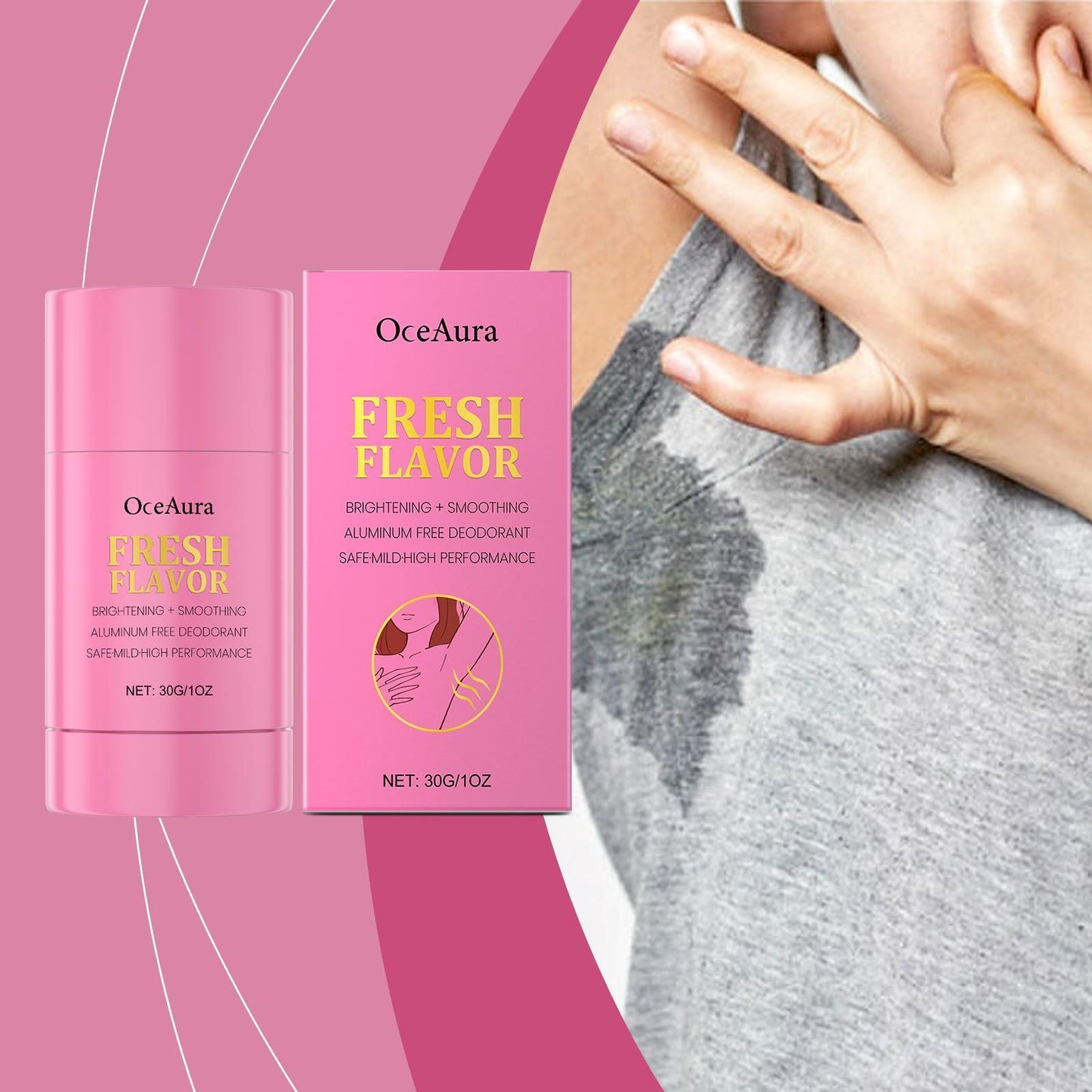 OSOLA Underarm Care Cleansing Stick Long-lasting Fresh And Charming Fragrance, Mild And Refreshing