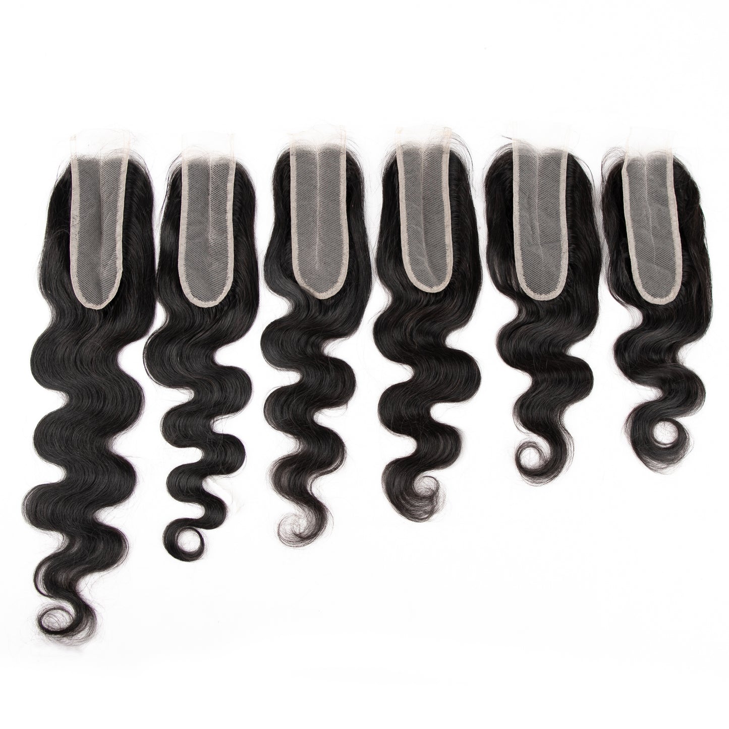 Body wave 2x6 Human hair Lace Closure Natural Black 12 inch to 22 inch Human hair closure