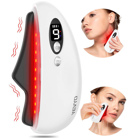 Gua Sha Facial Tool,Electric Black Obsidian Guasha Tool Massage Gua Sha Stone