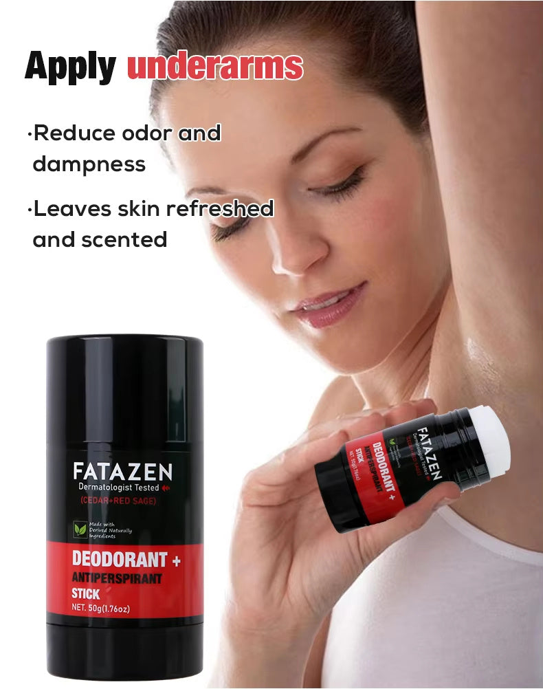 Herbal Deodorant Antiperspirant Stick Body Glide Natural Vegan Cedar Red Sage Fragrance Deodor Balm Deodorant Stick