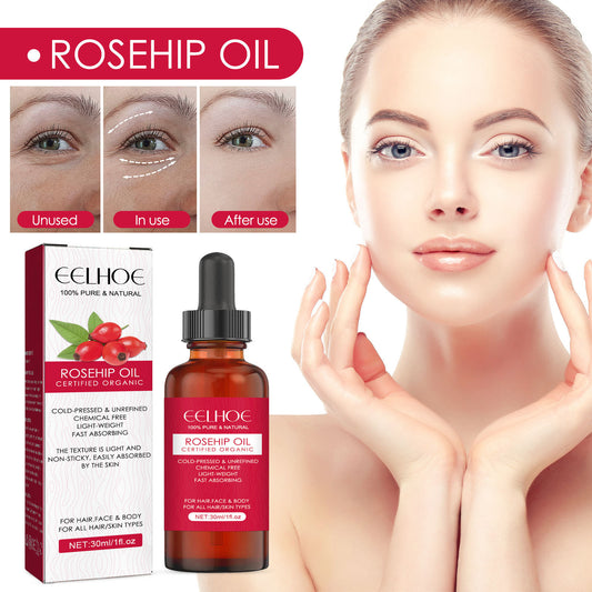 Rosehip Facial Oil Moisturizing And Moisturizing Skin Care For The Face And Body, Smoothing Hair Care, Massage Oil