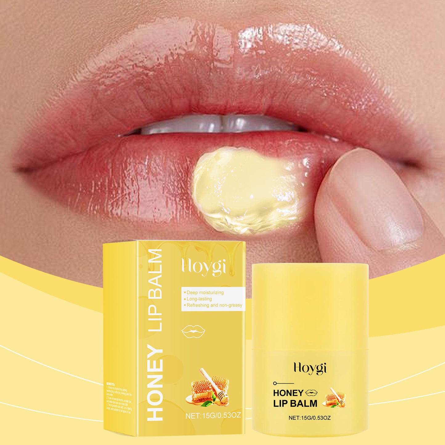 Hoygi Honey Nourishing Lip Balm Deeply Nourishes, Softens Lip Skin, Fades Lip Lines, And Prevents Chapped Lip Balm