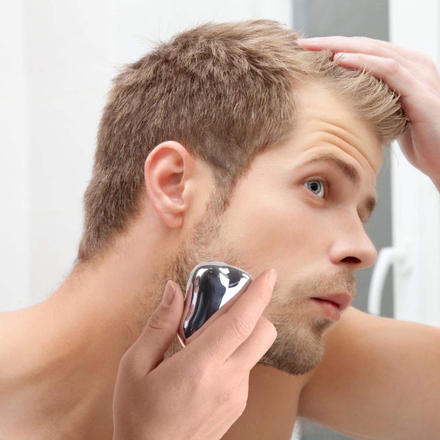 1 Set Electric Razor For Men Mini Shaver Portable Pocket Size Shaver USB Rechargeable Dry Usage For Home Travel Office