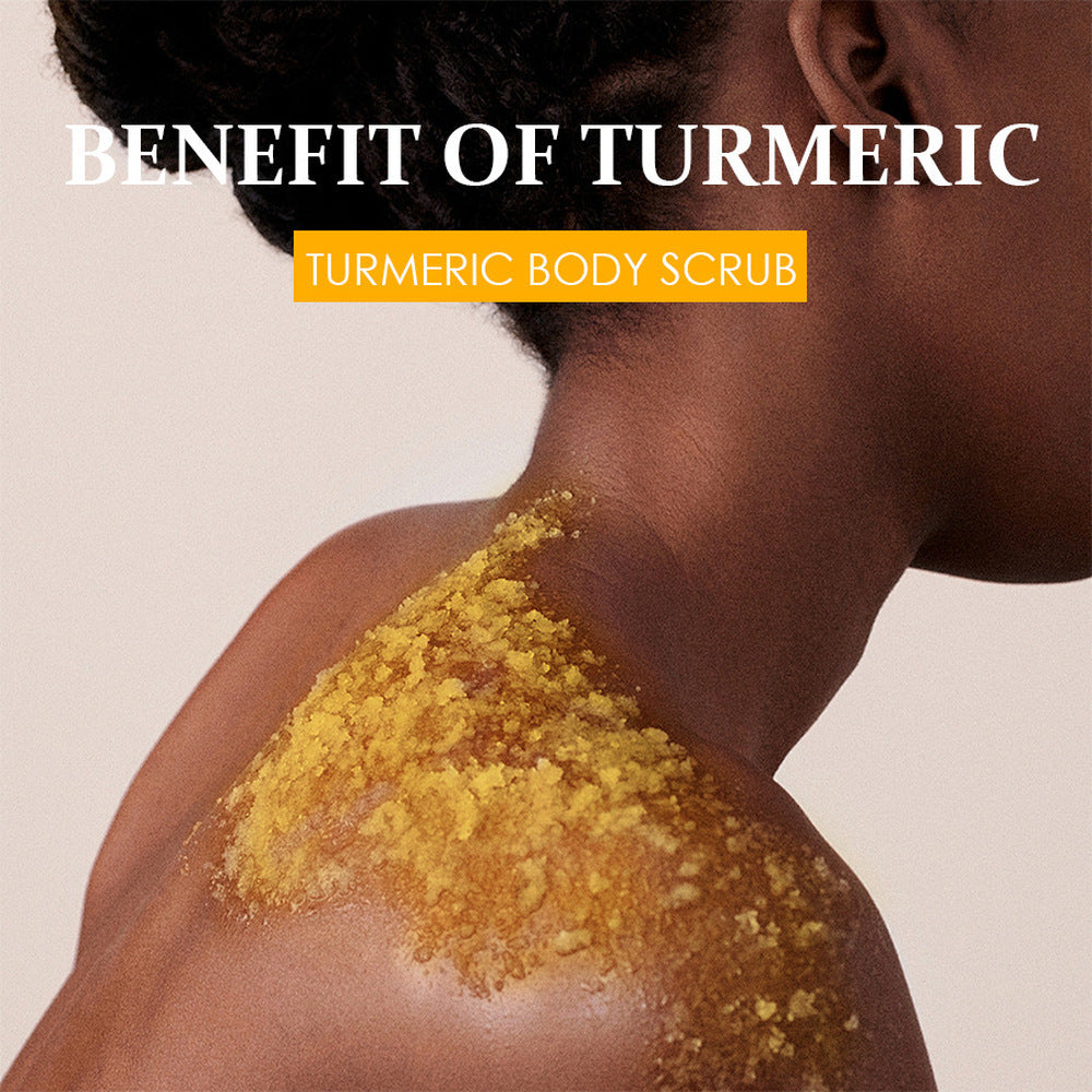 Turmeric & Vitamin C Body Scrub Deep Cleanse, Exfoliate & Strengthen Daily Shower Ritual Natural Ingredients Blend With Turmeric, Vitamin C & Hyaluronic Acid