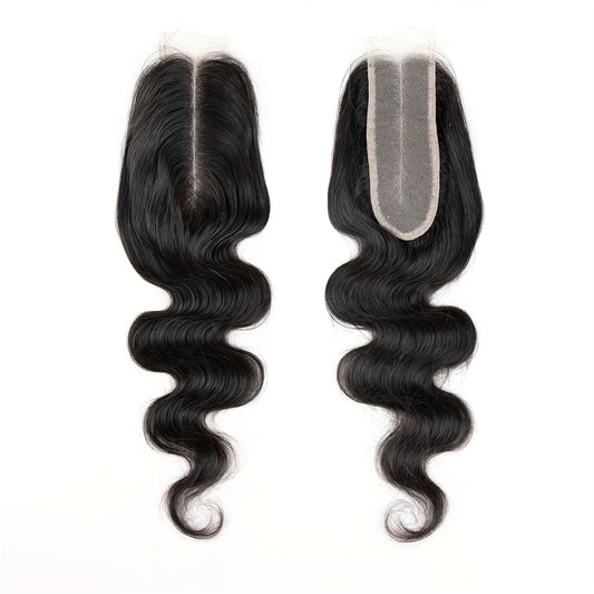 Body wave 2x6 Human hair Lace Closure Natural Black 12 inch to 22 inch Human hair closure