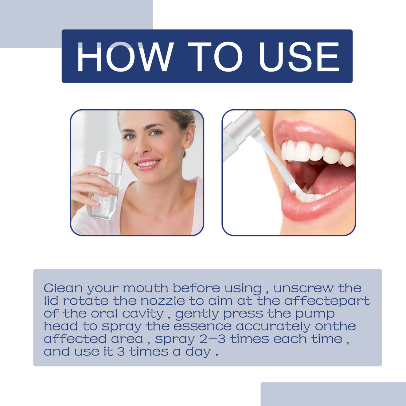 South Moon Oral Care Spray Pampers Teeth, Soothes Tooth Discomfort, And Gently Cares For Oral Sprays
