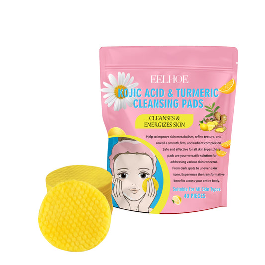 Cleansing And Skincare Turmeric Kojic Acid Cleansing Pad