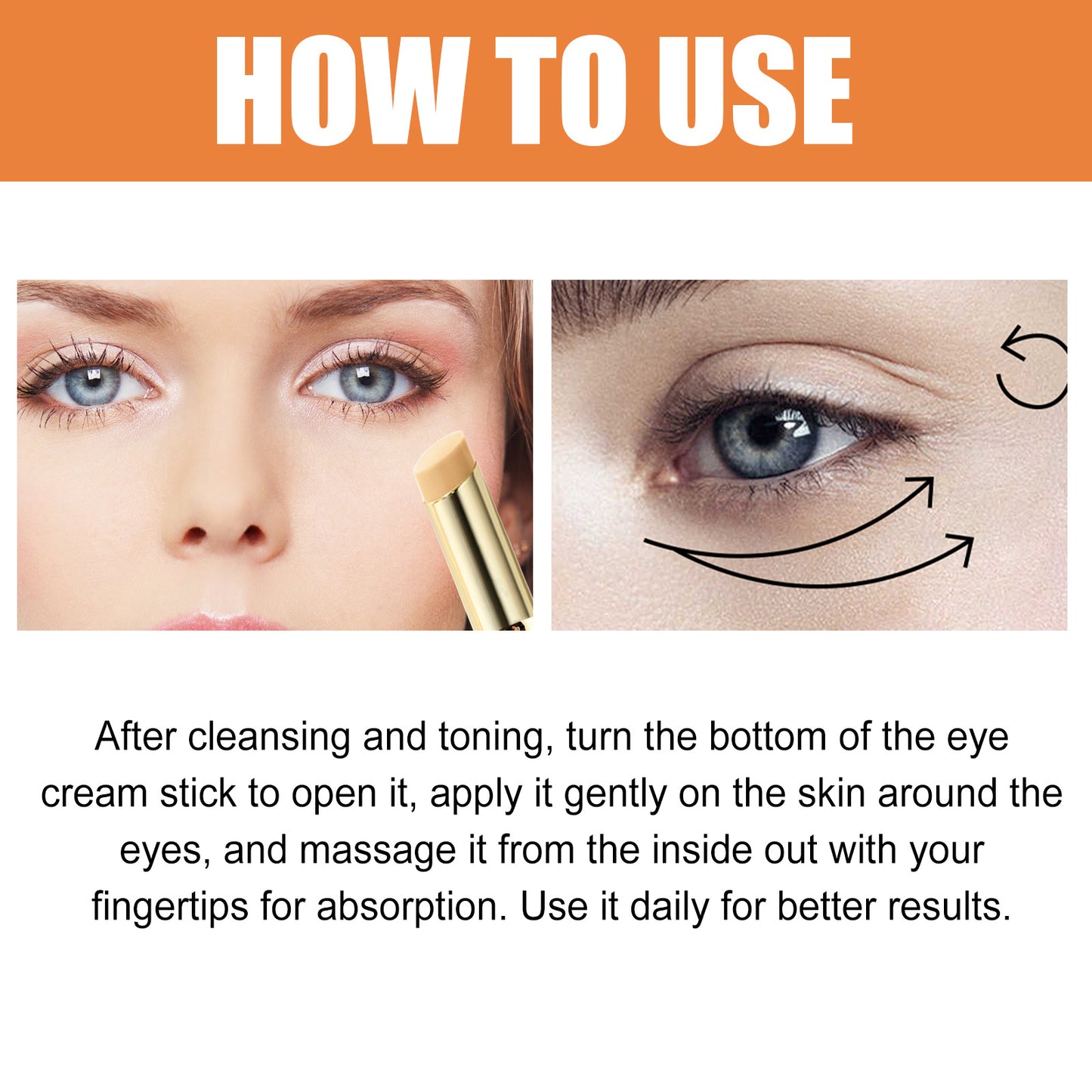 Vitamin C Eye Cream Stick Dark Circles Repair Moisturizing And Firming Eye Cream Stick