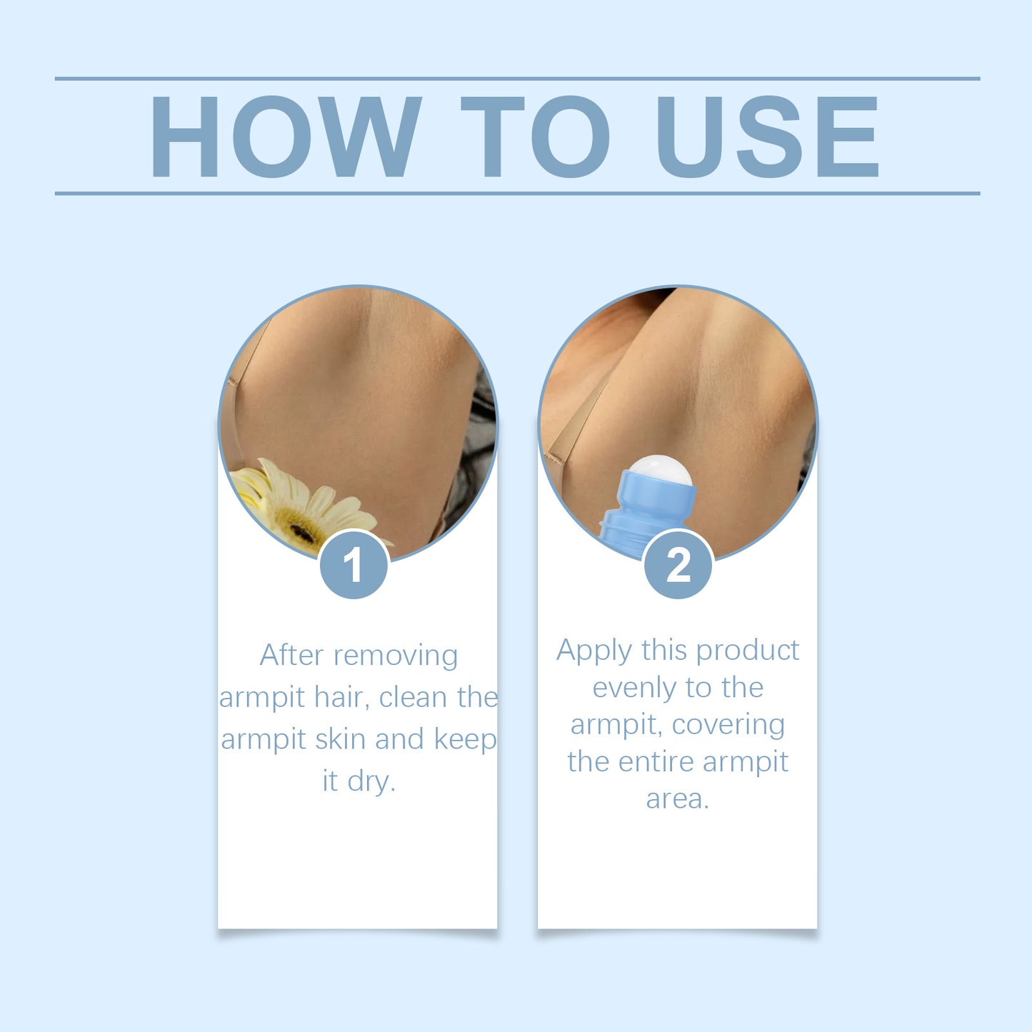 Jaysuing Underarm Soothing Roll-On Gently Cleanses The Armpits, Moisturizes And Soothes The Skin Serum