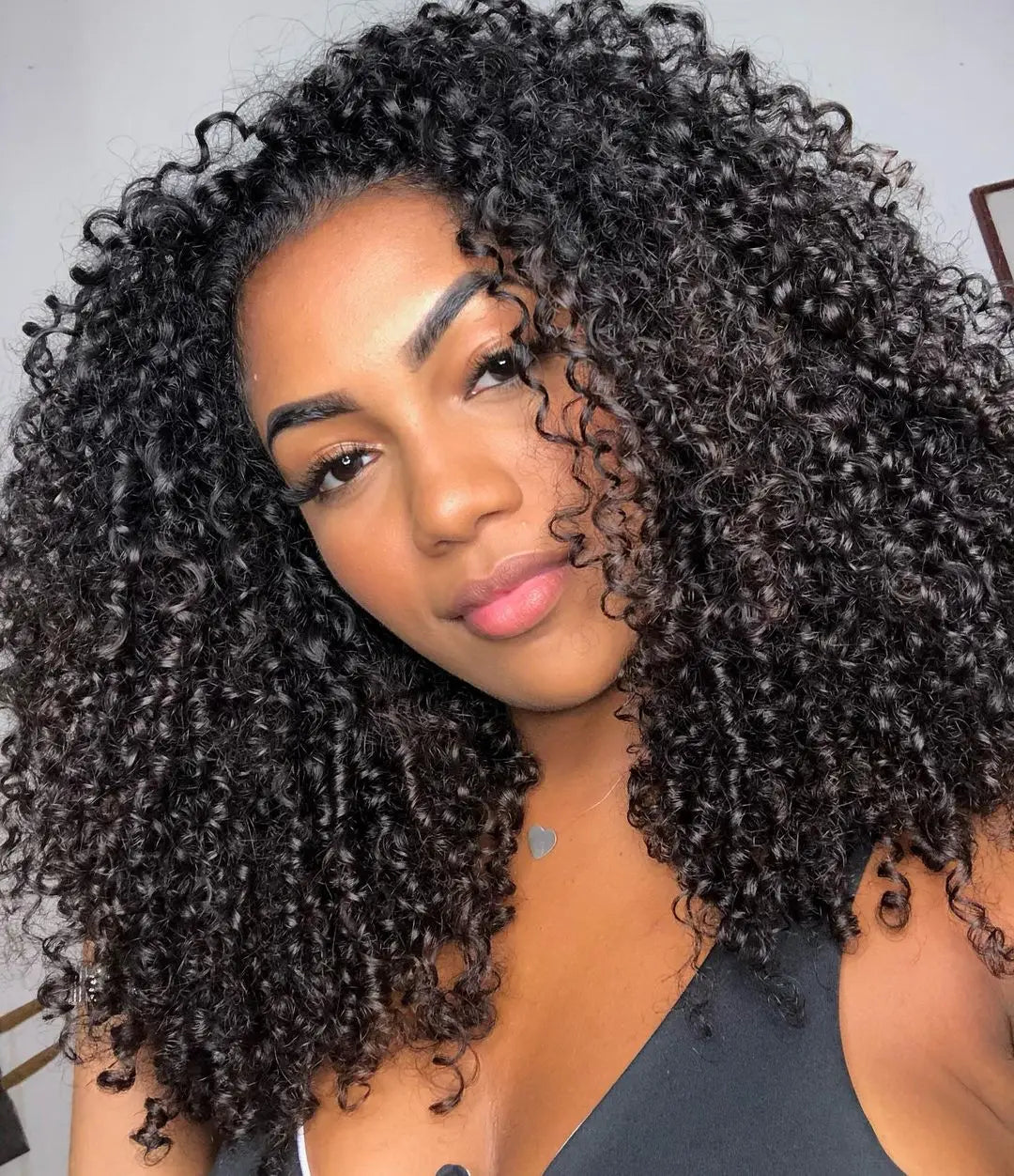 Real Brazilian Spiral Curly 10A Human Hair Bundles Deep Curly Remy Hair Weave Bundles Extensiones 3B-3C Hair Bundles No Tangle