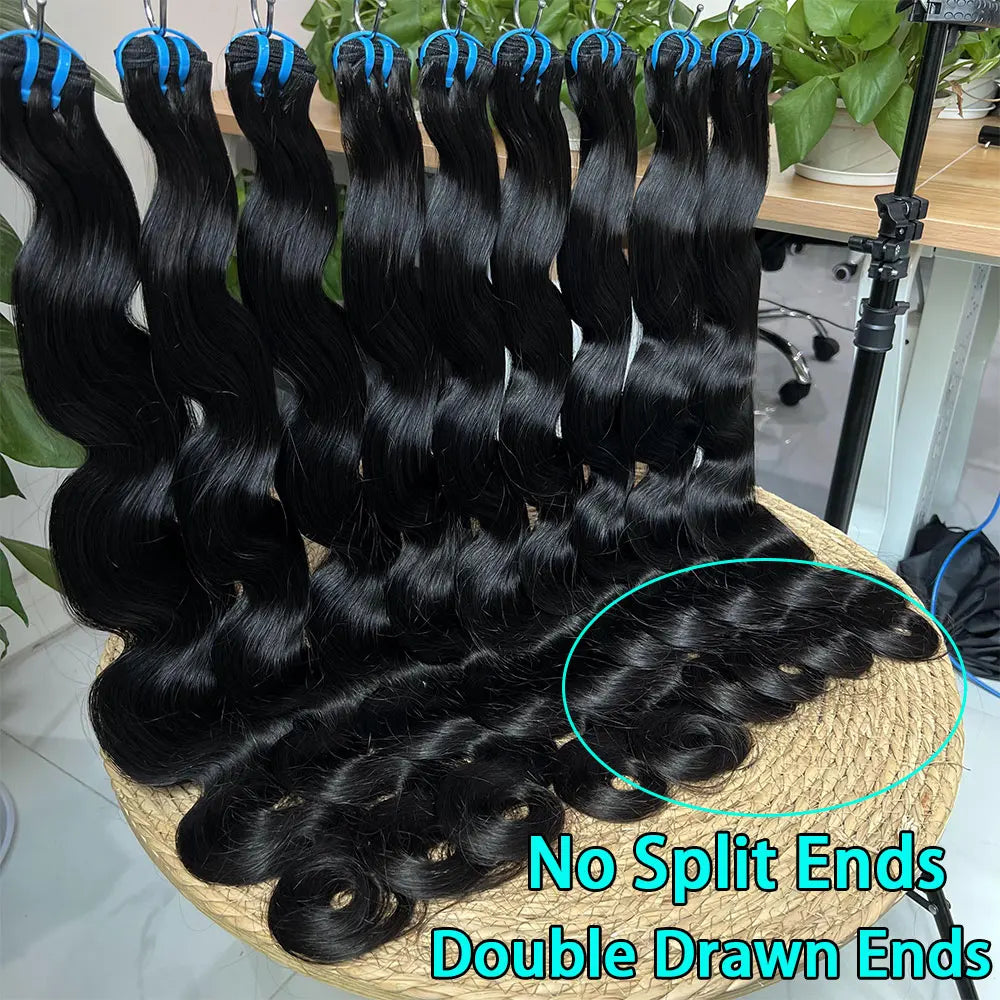 Best Quality Body Wave Bundles Raw 15A Grade Cuticle Aligned Hair Extension Vietnamese Hair Vendor Body Wave Raw Hair Bundles