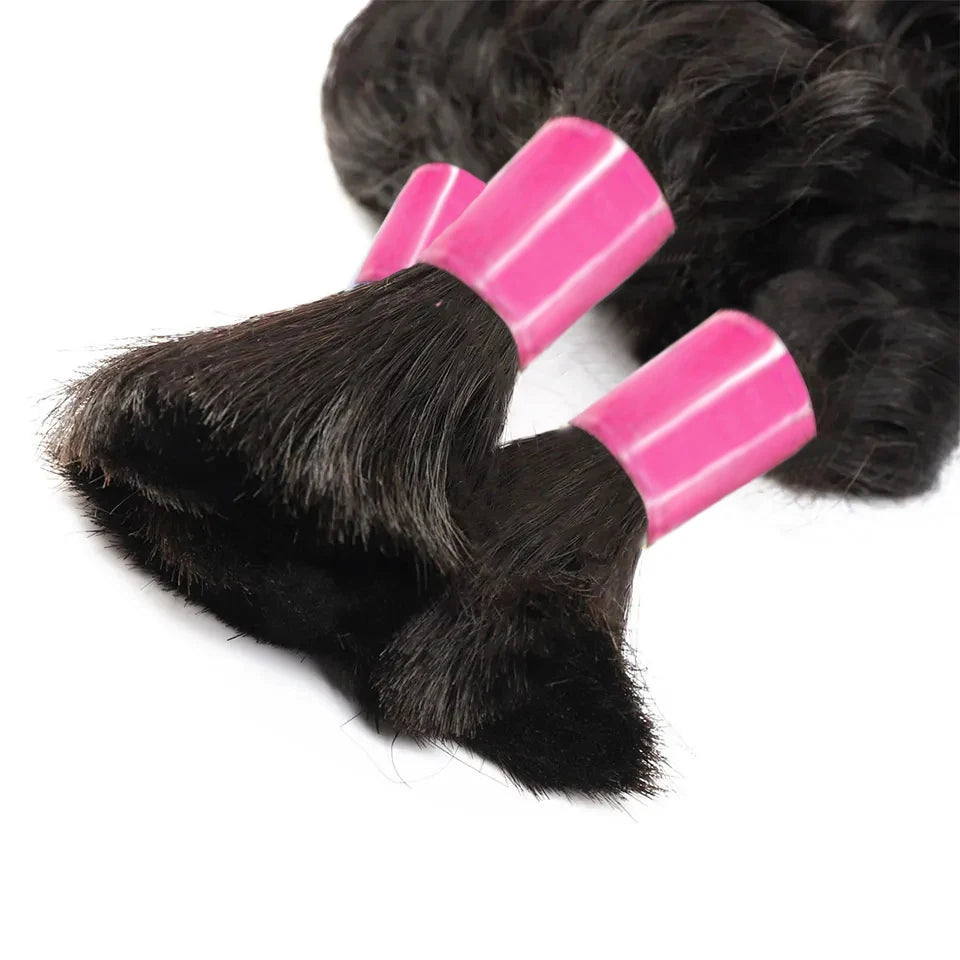 Bulk Raw Hair 100% Human Hair Body Wave Bulk Braiding Hair 100g No Weft 100% Unprocessed Remy Human Hair Extensions For Braiding