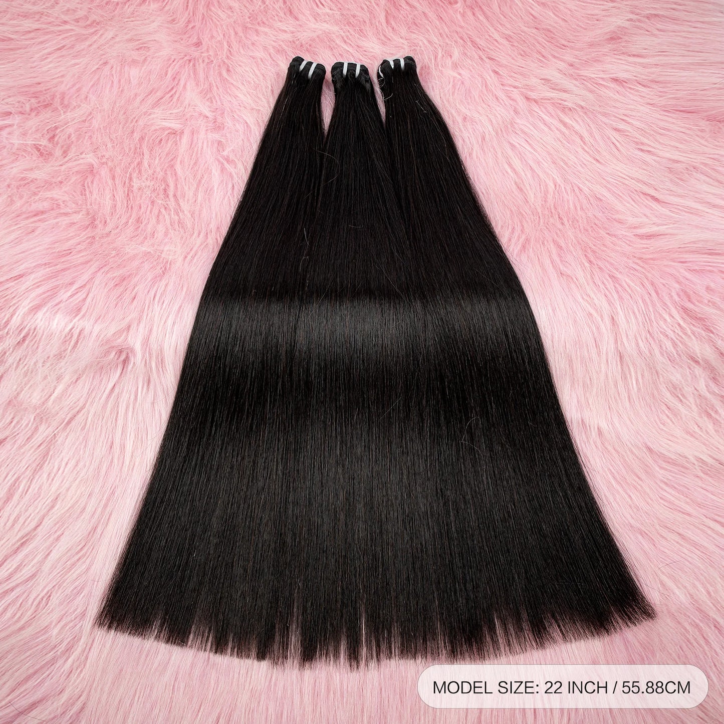 16A Double Drawn Bone Straight Raw Vietnamese Human Hair Bundles 24 26inch 100% Unprocessed Raw Virgin Hair Extensions for Women