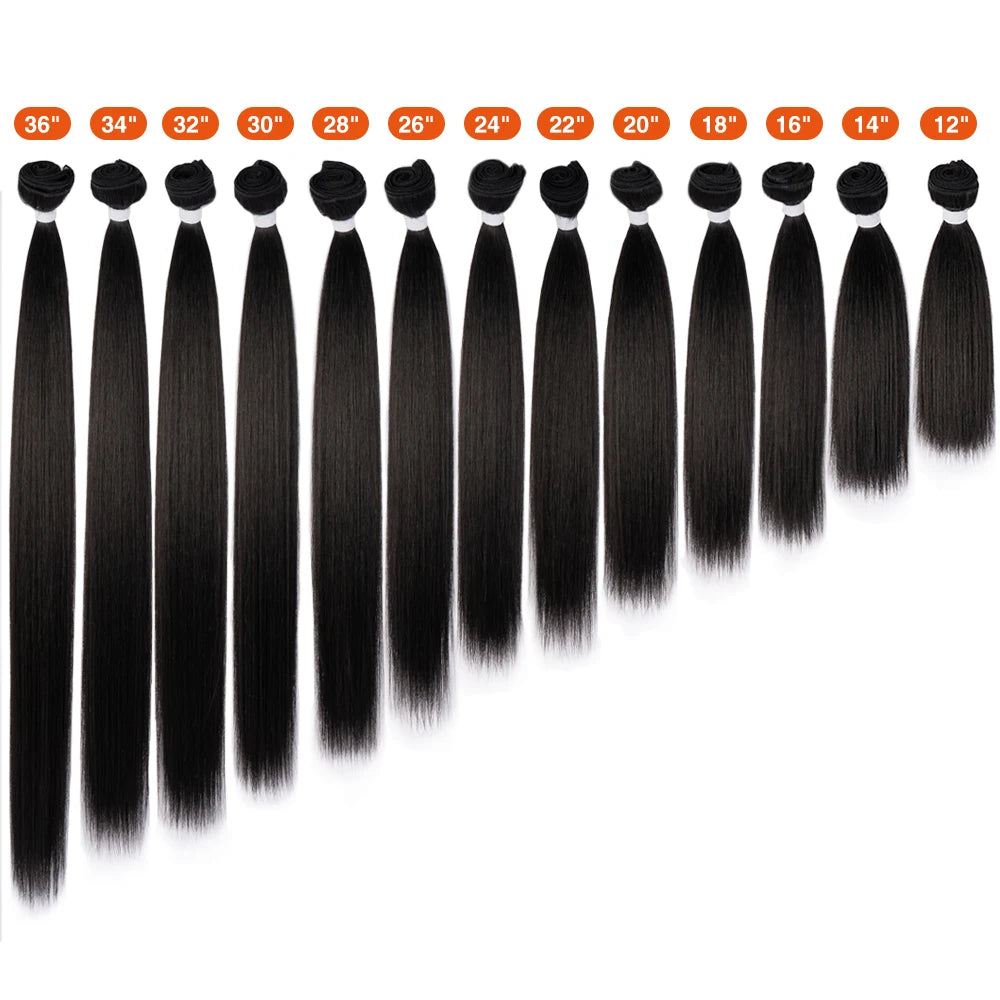 Brazilian Human Hair Hand Feel Super Soft Smooth No Tangle No Shedding Hair Bundles With Closure Synthetic Hair Extension