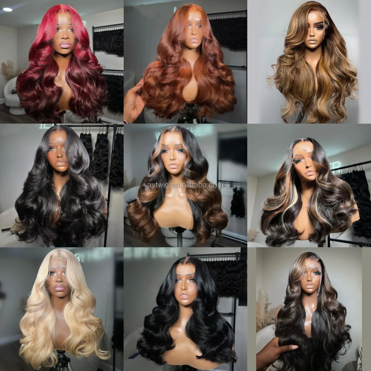 Brazilian Unprocessed Virgin Hair  Lace Front Wigs Human Hair Body Wave 13x4 HD Transparent Lace Frontal Wigs