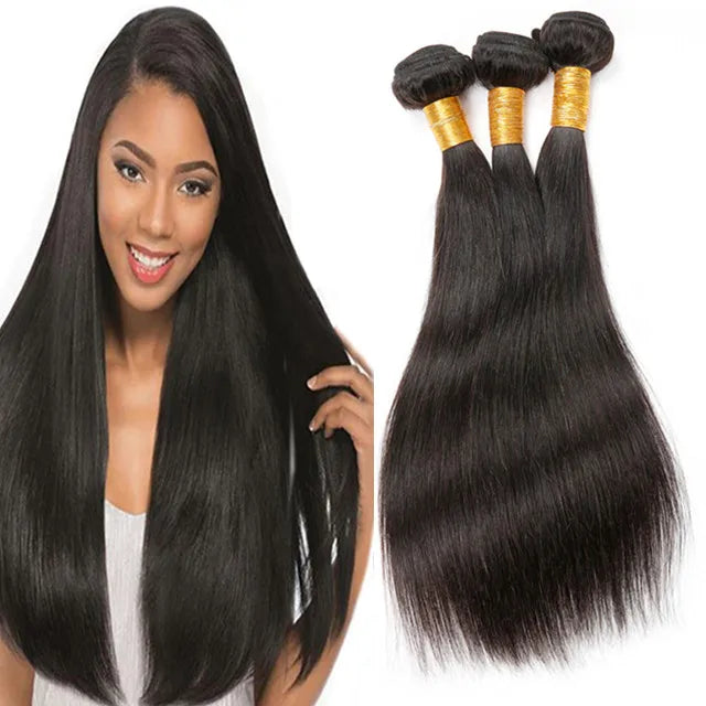 Best Selling Wholesale Factory Price 100% Human Hair Virgin Hair Bundles Straight Hair Extensions