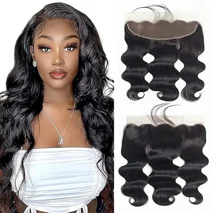 Cheap 13x4 HD Lace Frontal Closure 100% Brazilian Virgin Human Hair Body Wave Transparent Lace Pre \Plucked with Baby Hair