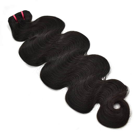 100 % Natural Human Hair Body Wave Bundle Double Drawn Virgin Hair Thick and Full Ends