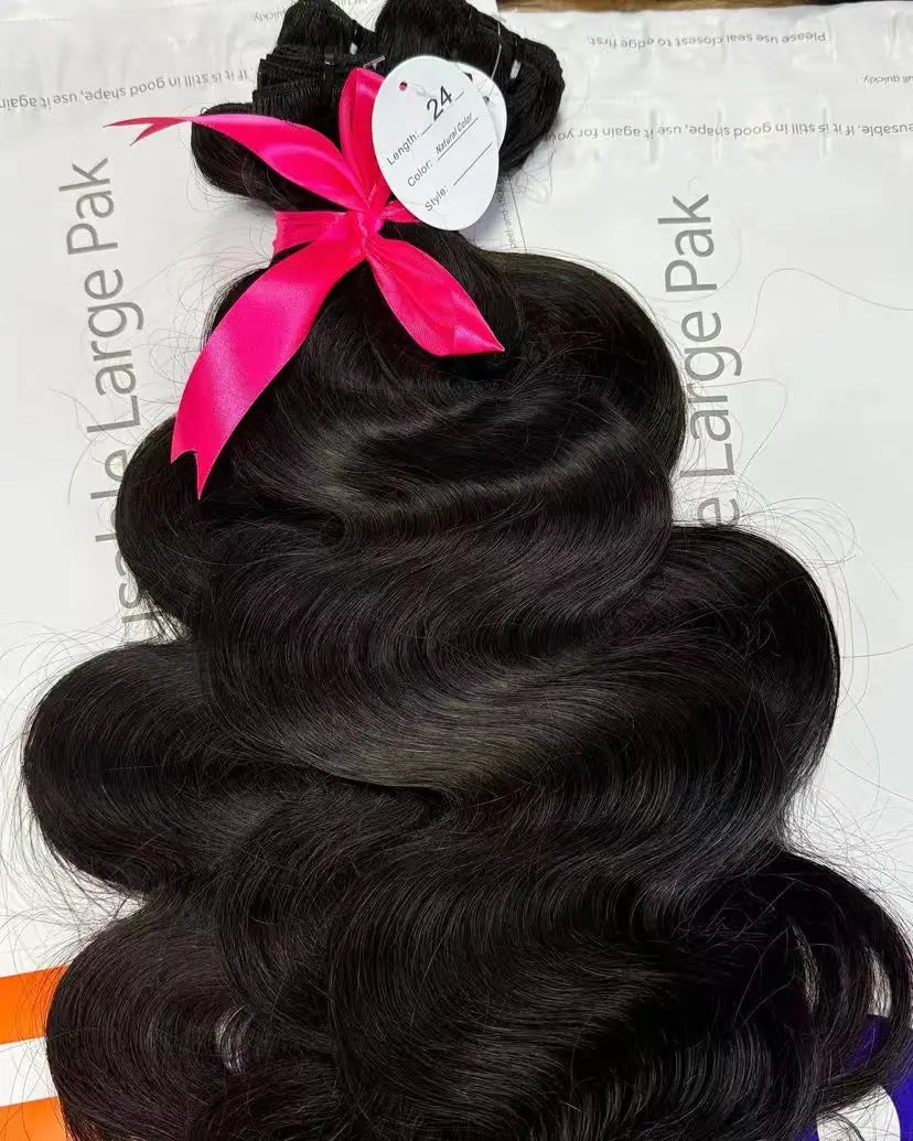 Raw Burmese Curly Hair Bundles and Closure Set Virgin Human Hair Raw Burmese Curly Hair Bundles Loose Wave